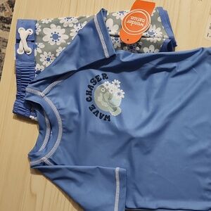 BATHING SUIT NEW 2PC SET WN IB SWIM SET. SIZE 12M. UPF+50 SIZE 12M OR 18M